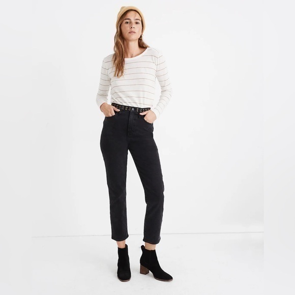 ✨ Madewell Classic Straight Jeans in Lunar Wash Size 28 - Picture 1 of 8